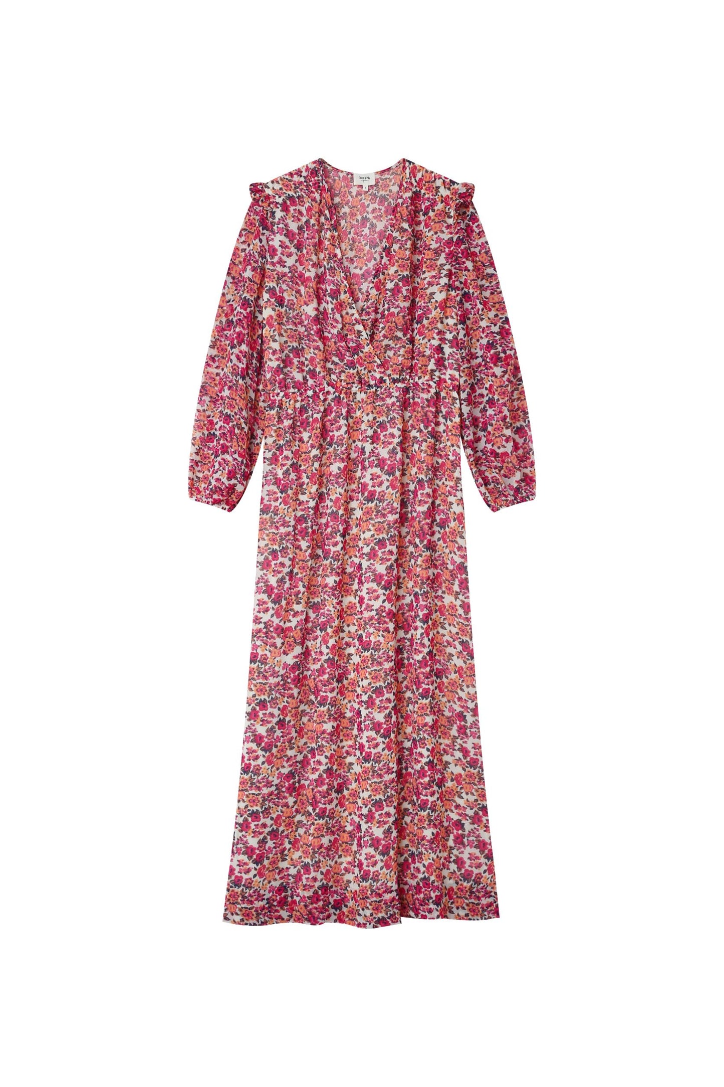 Geraldine Dress in Pink Floral