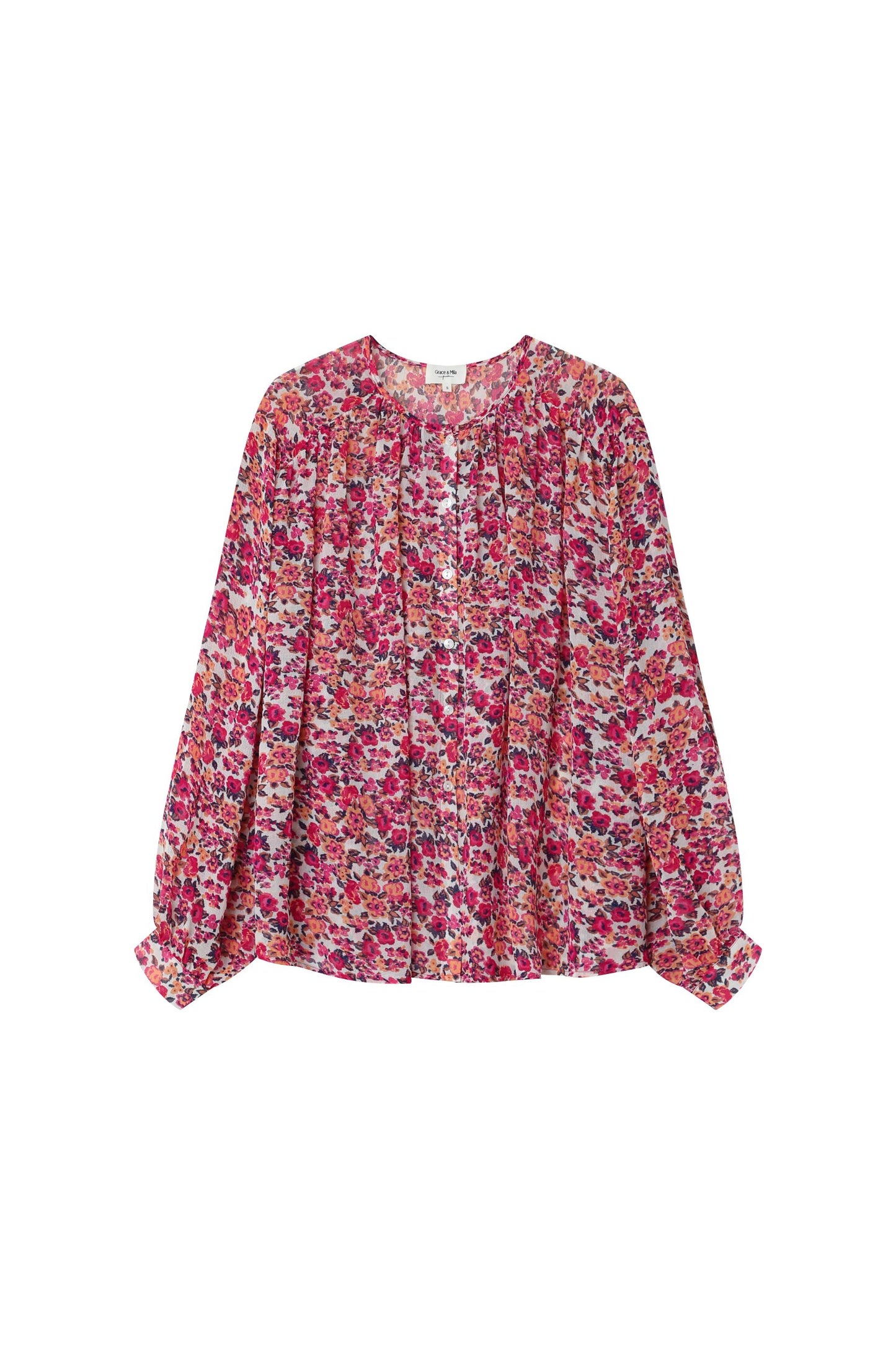 Gerry Top in Pink Floral