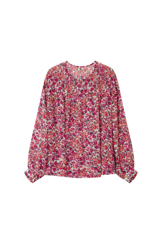 Gerry Top in Pink Floral