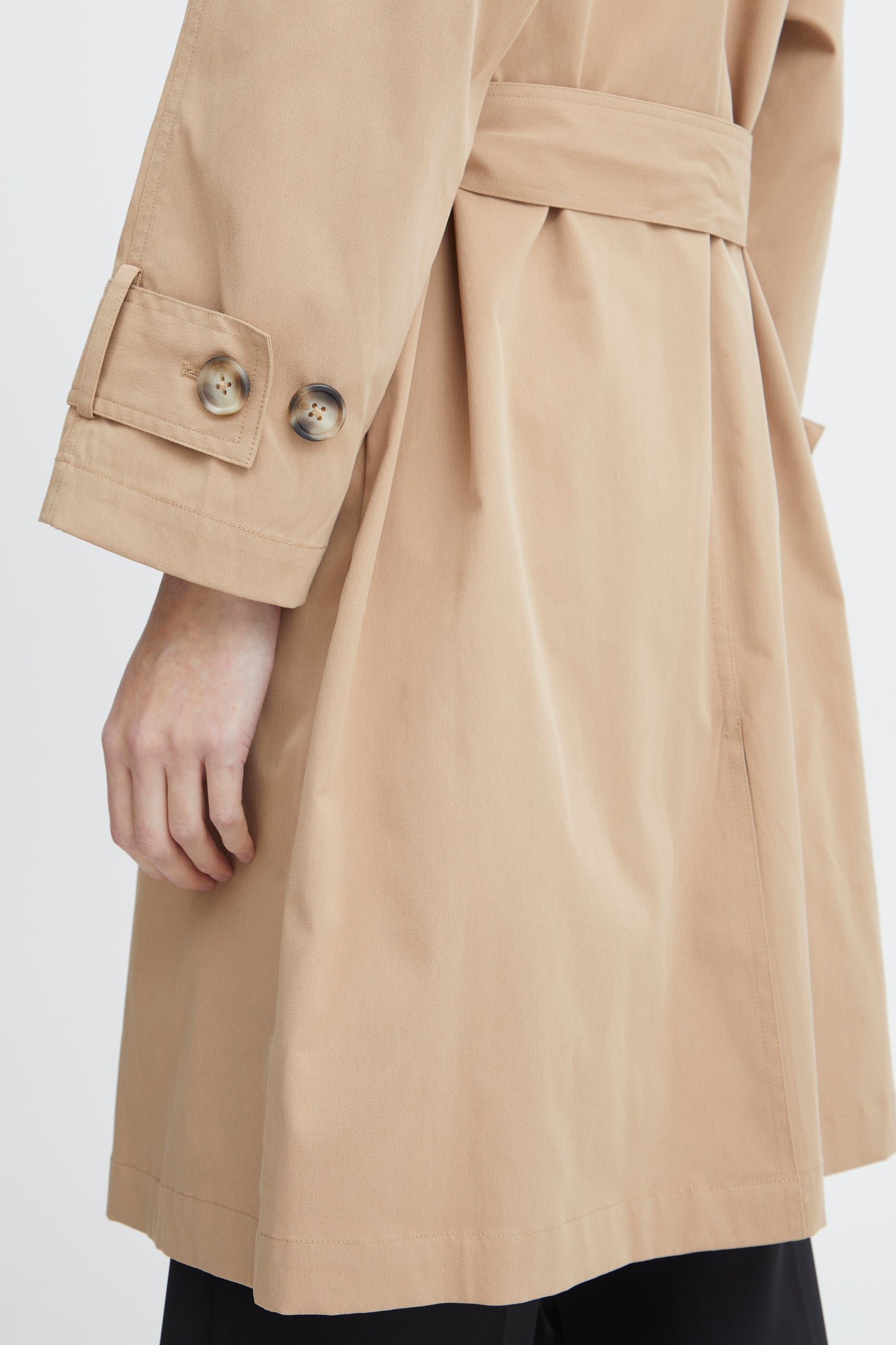 Lova Tan Trench Coat