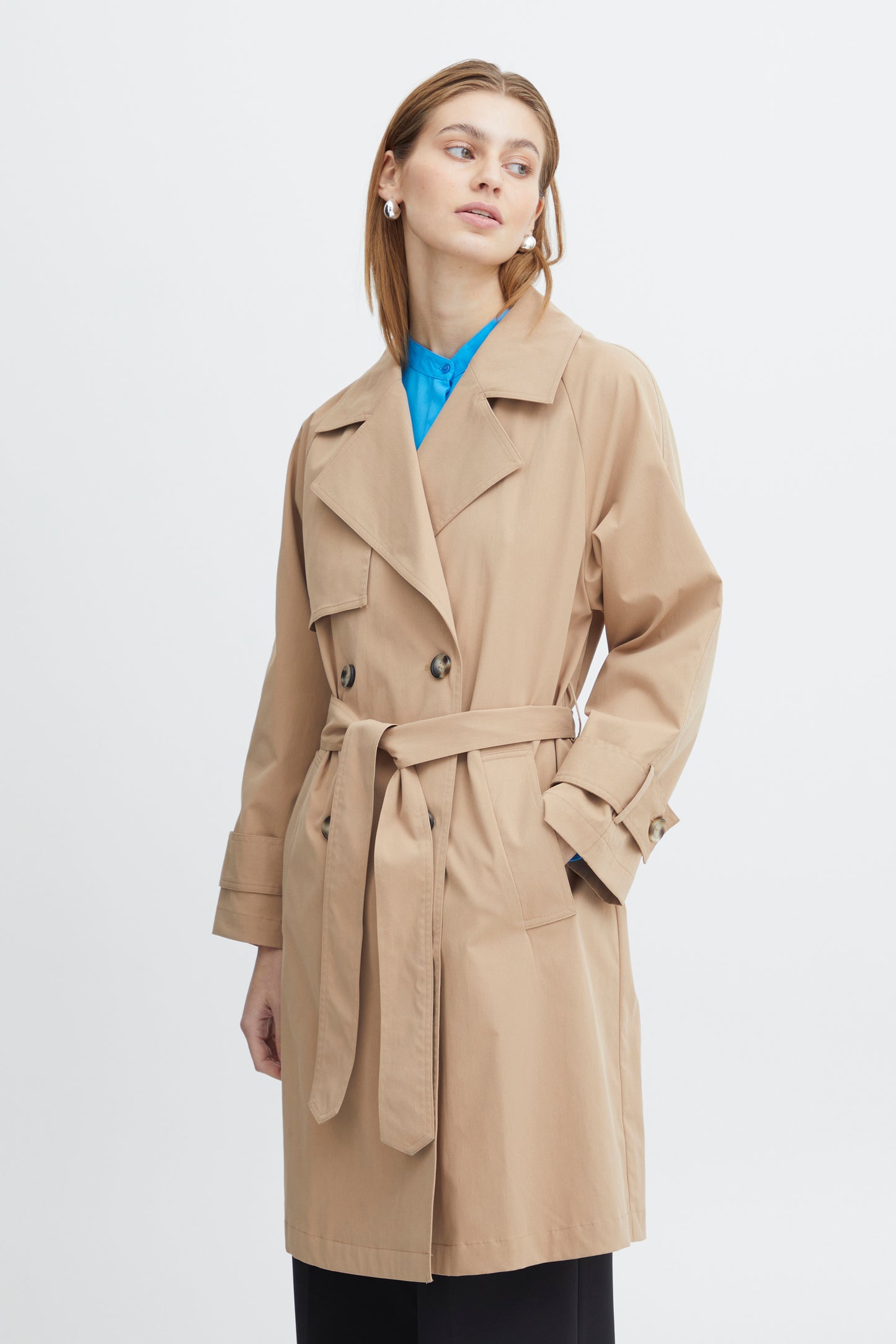 Lova Tan Trench Coat