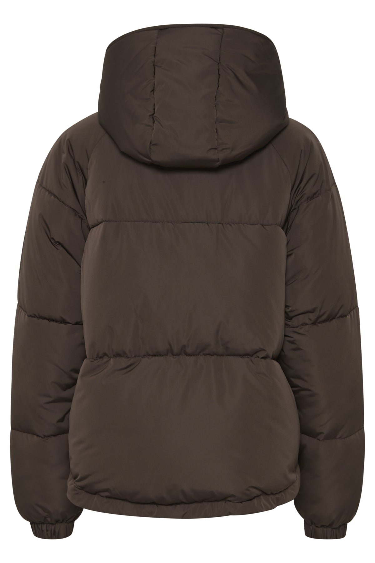 Horizon Brown Hooded Puffer Coat