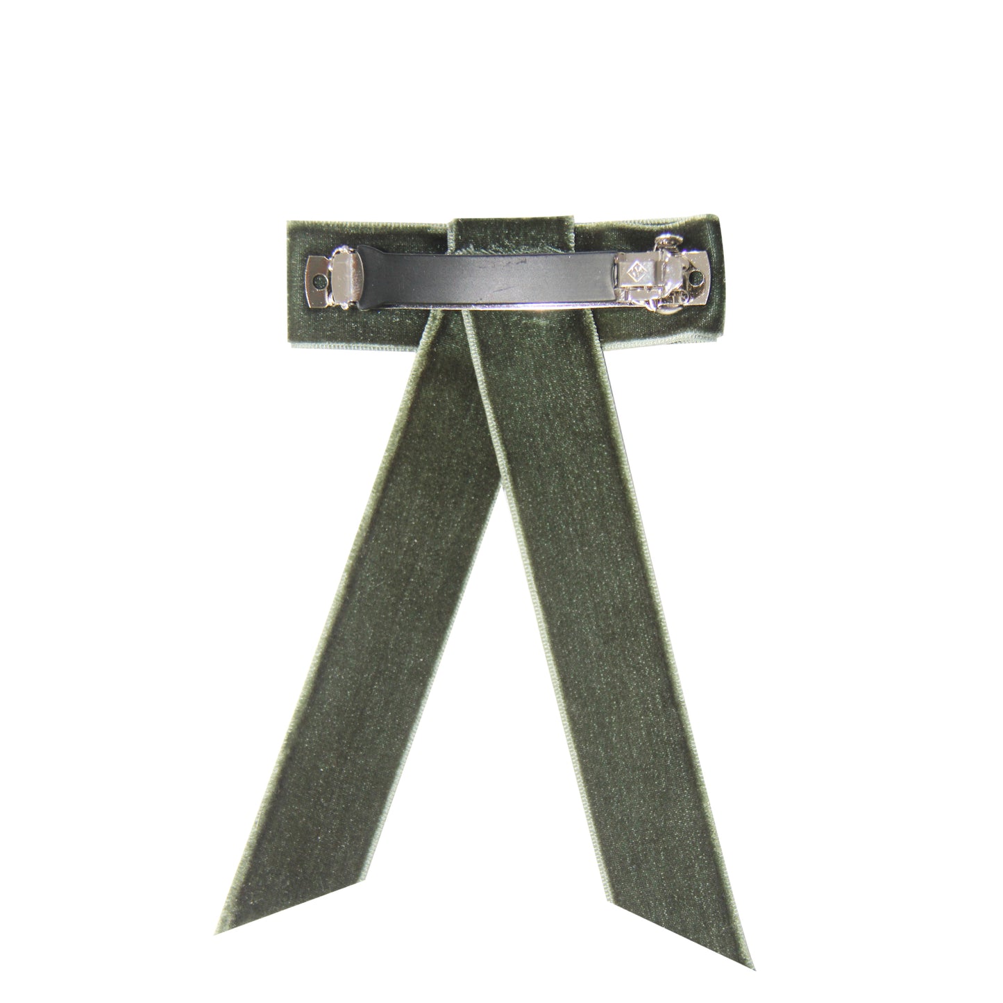 Green Velvet Bow