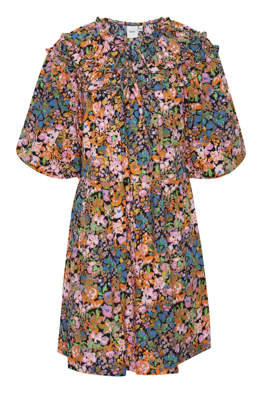 Jindy Multi Colour Floral Dress